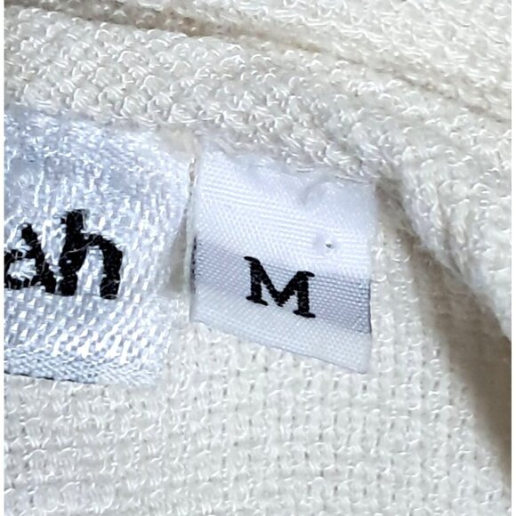 Early 2000s Sweet Mariah Gauzy Ivory Peasant Top Fairy BOho Festival Blouse Size - Picture 3 of 8